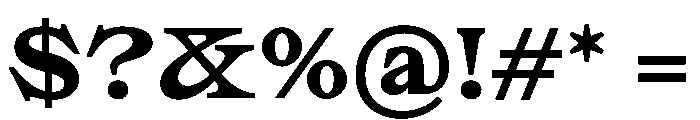 SakralText Black Font OTHER CHARS