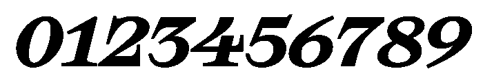 SakralText BlackItalic Font OTHER CHARS