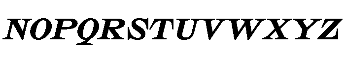 SakralText BlackItalic Font UPPERCASE
