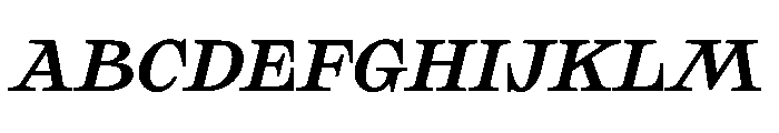 SakralText BoldItalic Font UPPERCASE