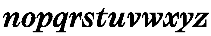 SakralText BoldItalic Font LOWERCASE