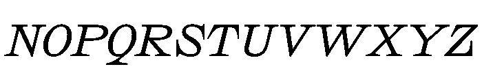 SakralText Italic Font UPPERCASE
