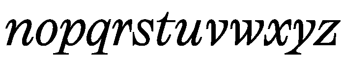 SakralText Italic Font LOWERCASE
