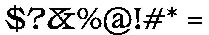SakralText Medium Font OTHER CHARS