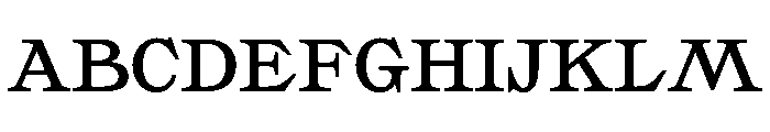 SakralText Medium Font UPPERCASE