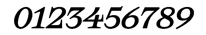 SakralText MediumItalic Font OTHER CHARS