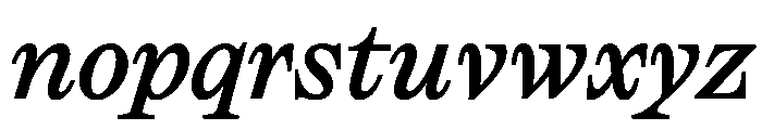 SakralText MediumItalic Font LOWERCASE