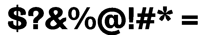 Salmanazar Bold Font OTHER CHARS