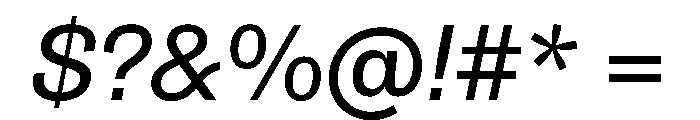 Salmanazar Italic Font OTHER CHARS