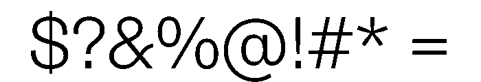 Salmanazar Light Font OTHER CHARS