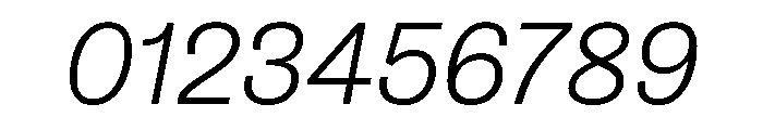 Salmanazar LightItalic Font OTHER CHARS