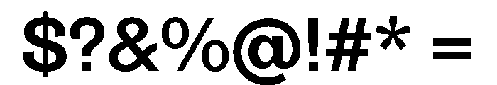 Salmanazar Medium Font OTHER CHARS