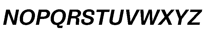 Salmanazar MediumItalic Font UPPERCASE