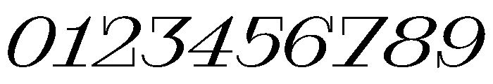 Samzara Italic Font OTHER CHARS