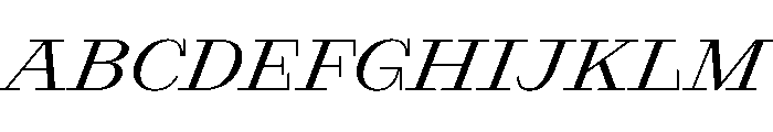 Samzara Italic Font UPPERCASE