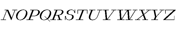 Samzara Italic Font UPPERCASE