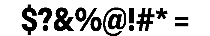 Sancy Bold Font OTHER CHARS