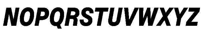 Sancy BoldItalic Font UPPERCASE