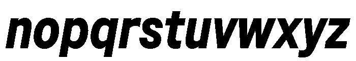 Sancy BoldItalic Font LOWERCASE