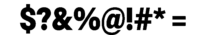 Sancy Extrabold Font OTHER CHARS
