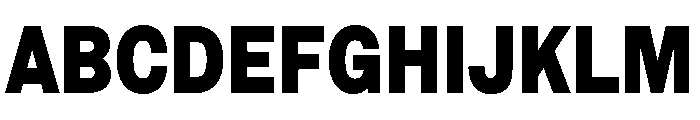 Sancy Extrabold Font UPPERCASE