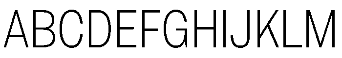 Sancy Extralight Font UPPERCASE