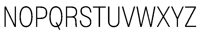 Sancy Extralight Font UPPERCASE