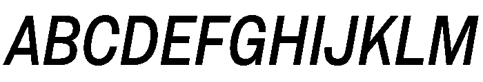 Sancy Italic Font UPPERCASE