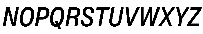 Sancy Italic Font UPPERCASE