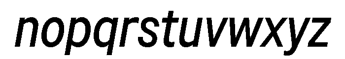Sancy Italic Font LOWERCASE