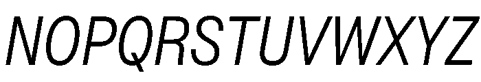 Sancy LightItalic Font UPPERCASE
