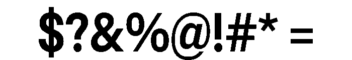 Sancy Medium Font OTHER CHARS