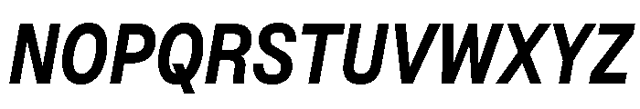 Sancy MediumItalic Font UPPERCASE