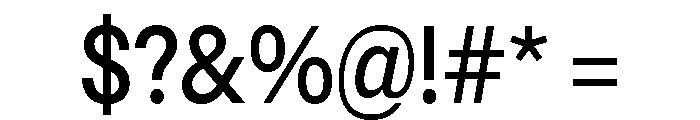 Sancy Regular Font OTHER CHARS