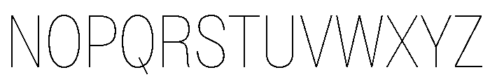 Sancy Thin Font UPPERCASE