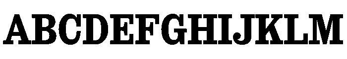 SancySlab Bold Font UPPERCASE