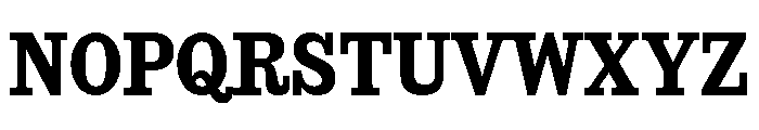 SancySlab Bold Font UPPERCASE