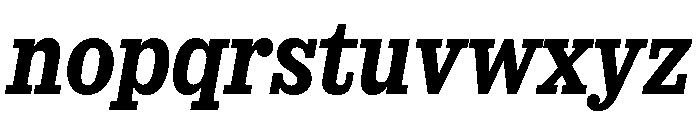 SancySlab BoldItalic Font LOWERCASE