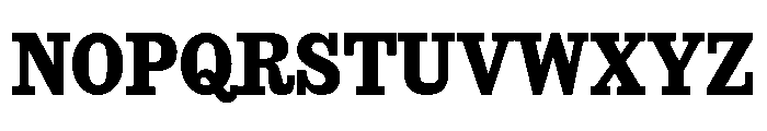 SancySlab Extrabold Font UPPERCASE