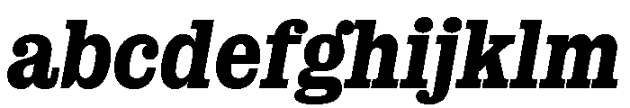SancySlab ExtraboldItalic FONT