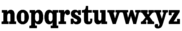 SancySlab Extrabold Font LOWERCASE