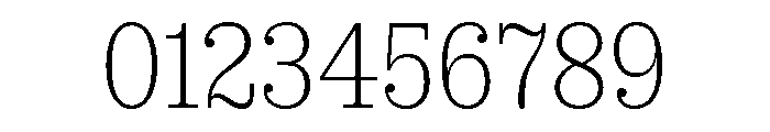 SancySlab Extralight Font OTHER CHARS