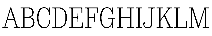 SancySlab Extralight Font UPPERCASE