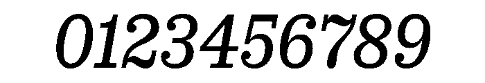 SancySlab Italic Font OTHER CHARS