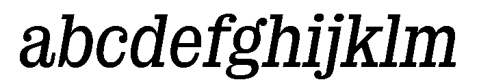 SancySlab Italic FONT