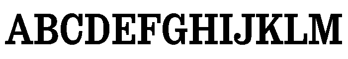 SancySlab Medium Font UPPERCASE