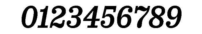 SancySlab MediumItalic Font OTHER CHARS