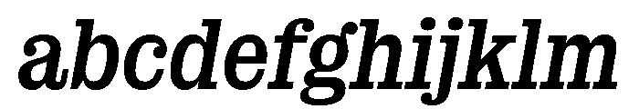 SancySlab MediumItalic FONT