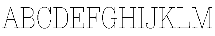 SancySlab Thin Font UPPERCASE