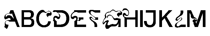 SandEdge Regular Font UPPERCASE
